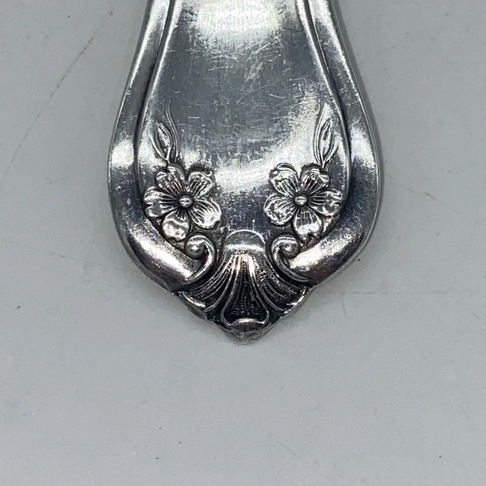1896 Wm Rogers & Son AA Silver Plate Serving‎ Spoon 